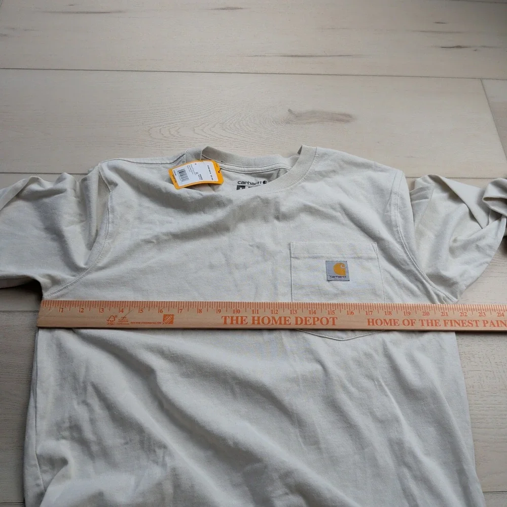NEW Carhartt Relaxed Fit Heavyweight Long Sleeve T-Shirt Mens M Mountain Graphic - Picture 9 of 16